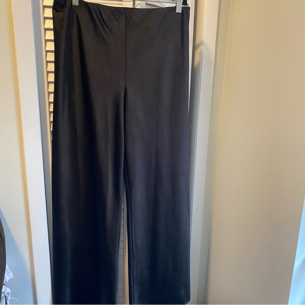 Vince Flowy Elastic Waist Pants Black Size L